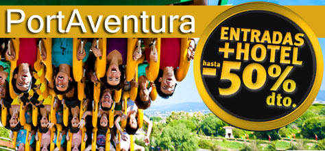 PortAventura Hotel + Bilhetes 50% Desconto